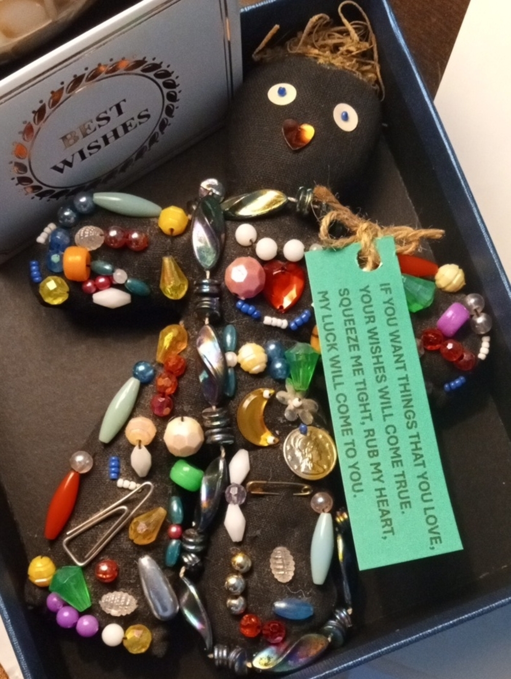 Voodoo Ju Ju Protection Doll - Madame Broussard New Orleans Beads & Charms